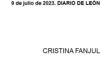 9 de julio de 2023. DIARIO DE LEÓN Todas las muertes de Luis Calzada CRISTINA FANJUL